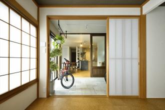 ワンちゃんも嬉しい、大胆インナーテラス