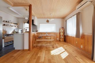 木の温もりに包まれて