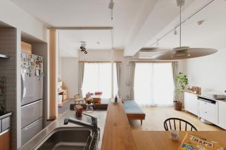 LDKも廊下もゆったりと