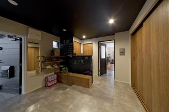 60～70年代を意識したヴィンテージ風の住まい