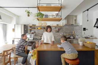 家族が自然と集う家