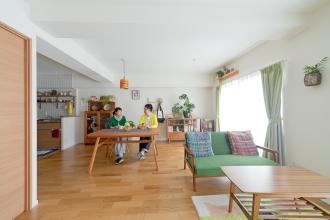 グリーンたちに囲まれて