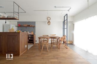 こだわりの木材の似合う家