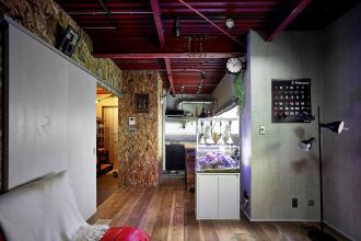 古材仕立ての秘密基地