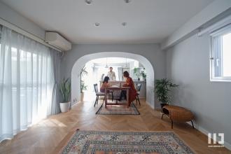 アーチで切り取る