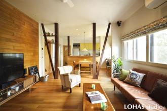 「北向きの部屋」が暖かい温もりの木の家