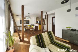 壁紙で遊ぶレトロインテリア