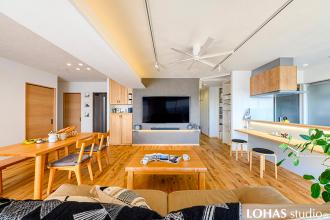 リノベーションで叶えた光がたっぷりと降り注ぐ御家