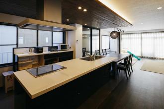 トレーニングジムスペースのある戸建リノベーション