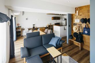 回遊性と収納力抜群なマンションリノベ