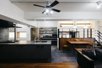 スキップフロアのあるマンションリノベ