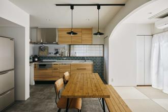 一体感を実現した畳×北欧ナチュラルなLDK