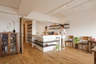 こだわりたかった無垢の床と対面キッチン