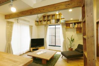 スペースを工夫して家族がゆったり過せる二世帯住宅に