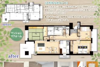 完成現場で学ぼう！　No.3　～マンション全面改装　完成現場見学会～