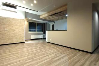 モノトーンを基調としたホテルライクな空間マンションリノベーション