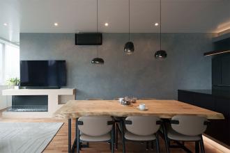 ホテルライクの優雅な雰囲気と最高の景色にこだわった、メゾネットのリノベーション。